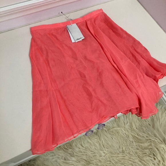 3.1 PHILLIP LIM Silk Knee-Length Skirt - Picture 1 of 12